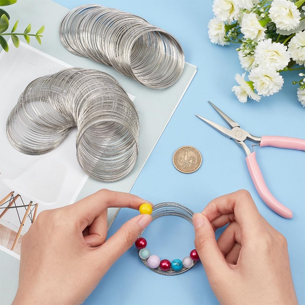 300 루프 쥬얼리 와이어 메모리 비딩 와이어 팔찌 와 - Memory Wire Bracelet 리뷰 및 가격