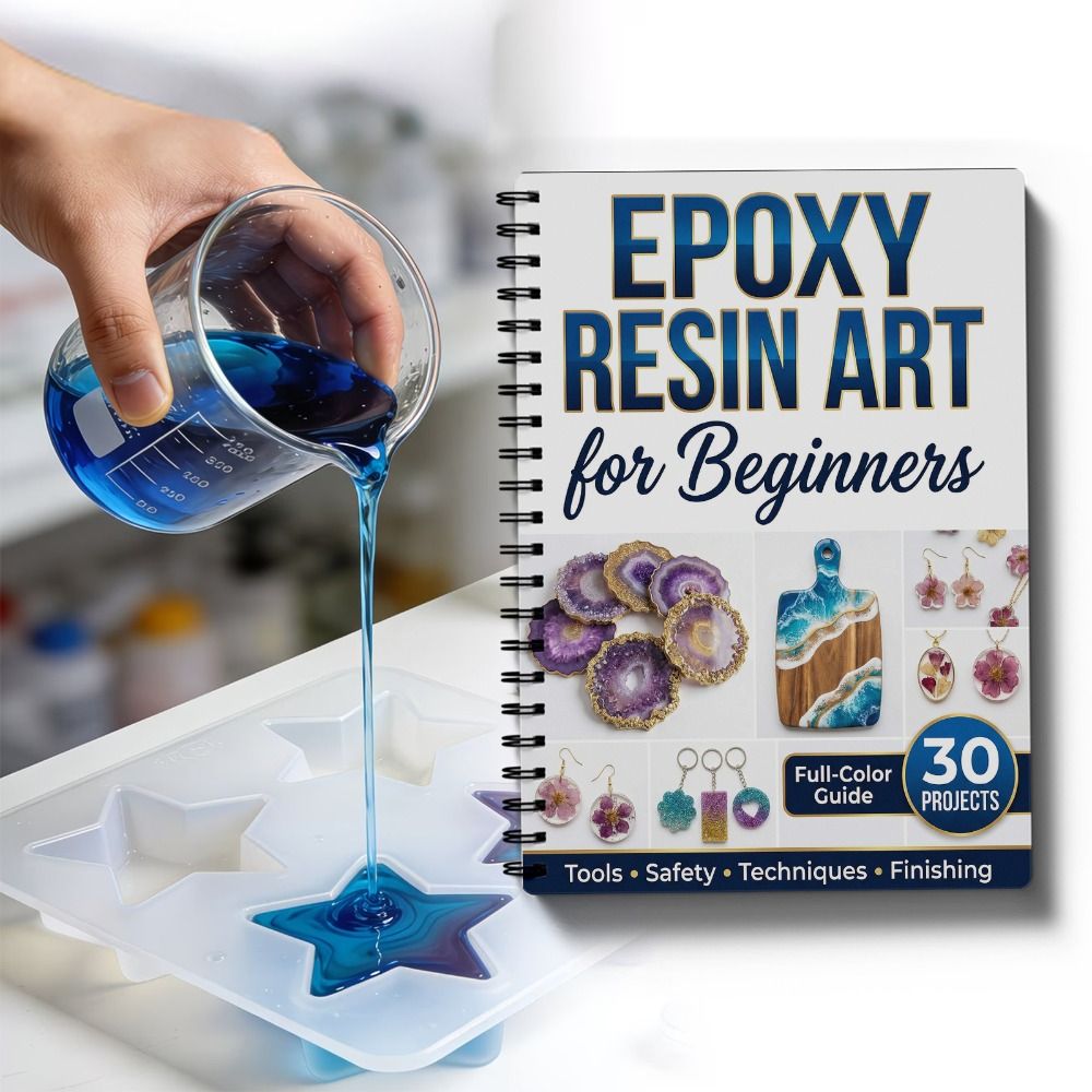 단계별 에폭시 레진 아트 핸드북 일러스트가 포함된 30 - Jewelry Making For Beginners Book 리뷰 및 가격