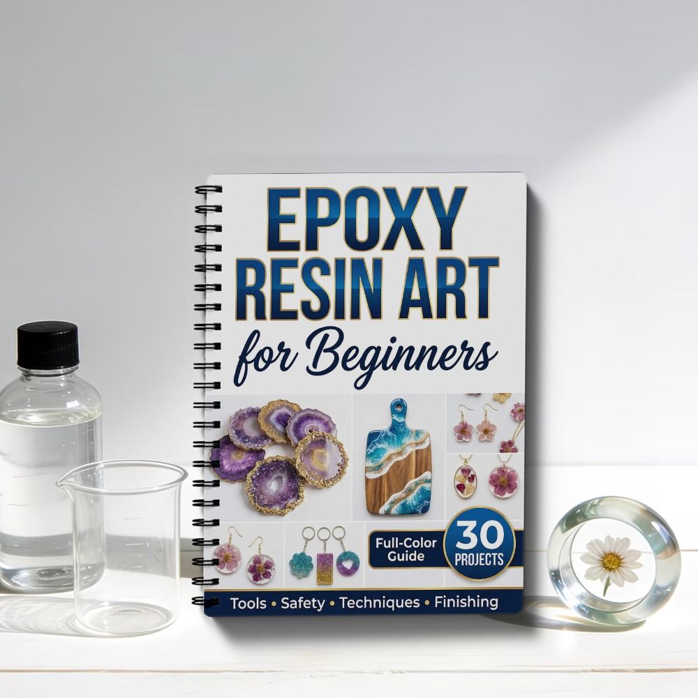 단계별 에폭시 레진 아트 핸드북 일러스트가 포함된 30 - Jewelry Making For Beginners Book 리뷰 및 가격