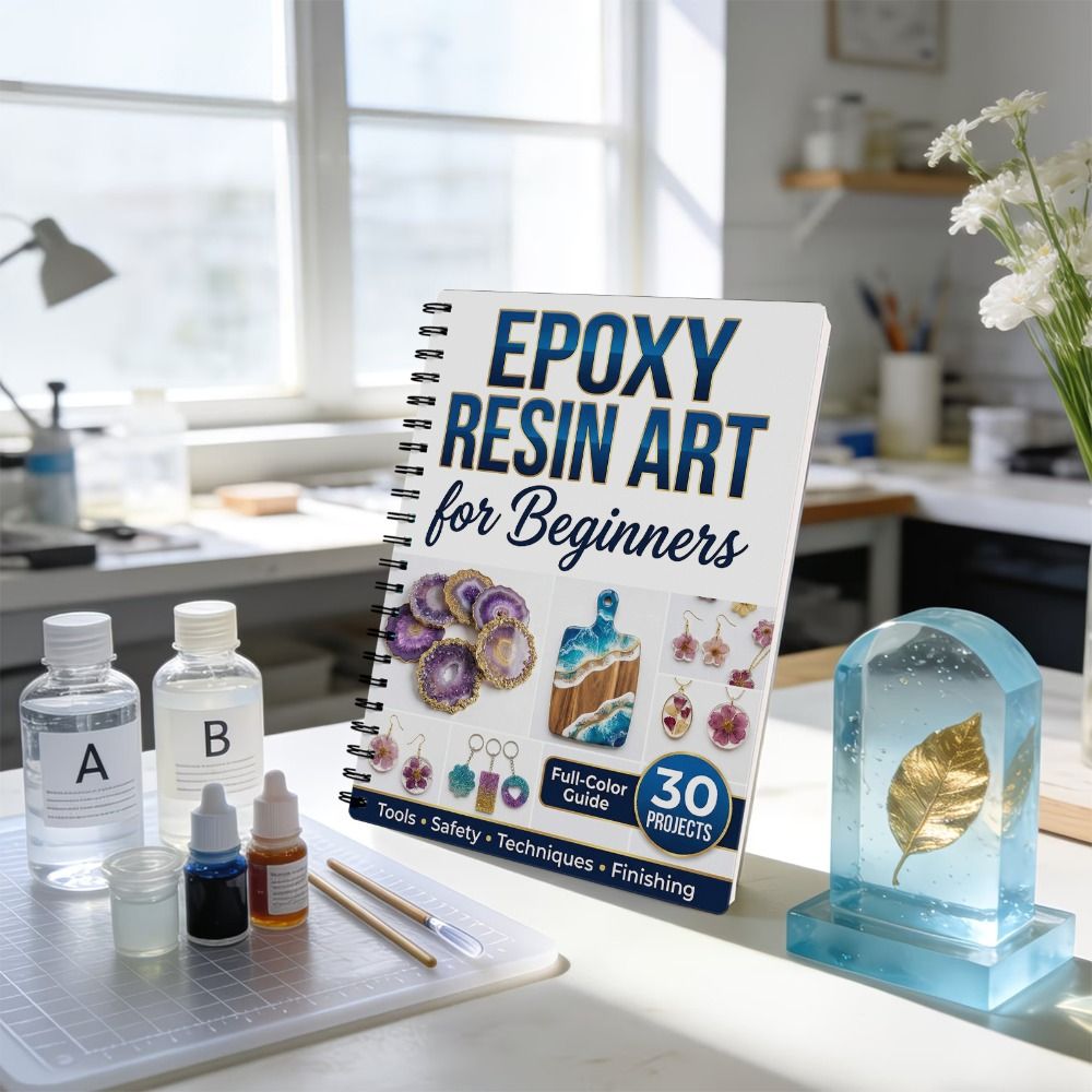 단계별 에폭시 레진 아트 핸드북 일러스트가 포함된 30 - Jewelry Making For Beginners Book 리뷰 및 가격