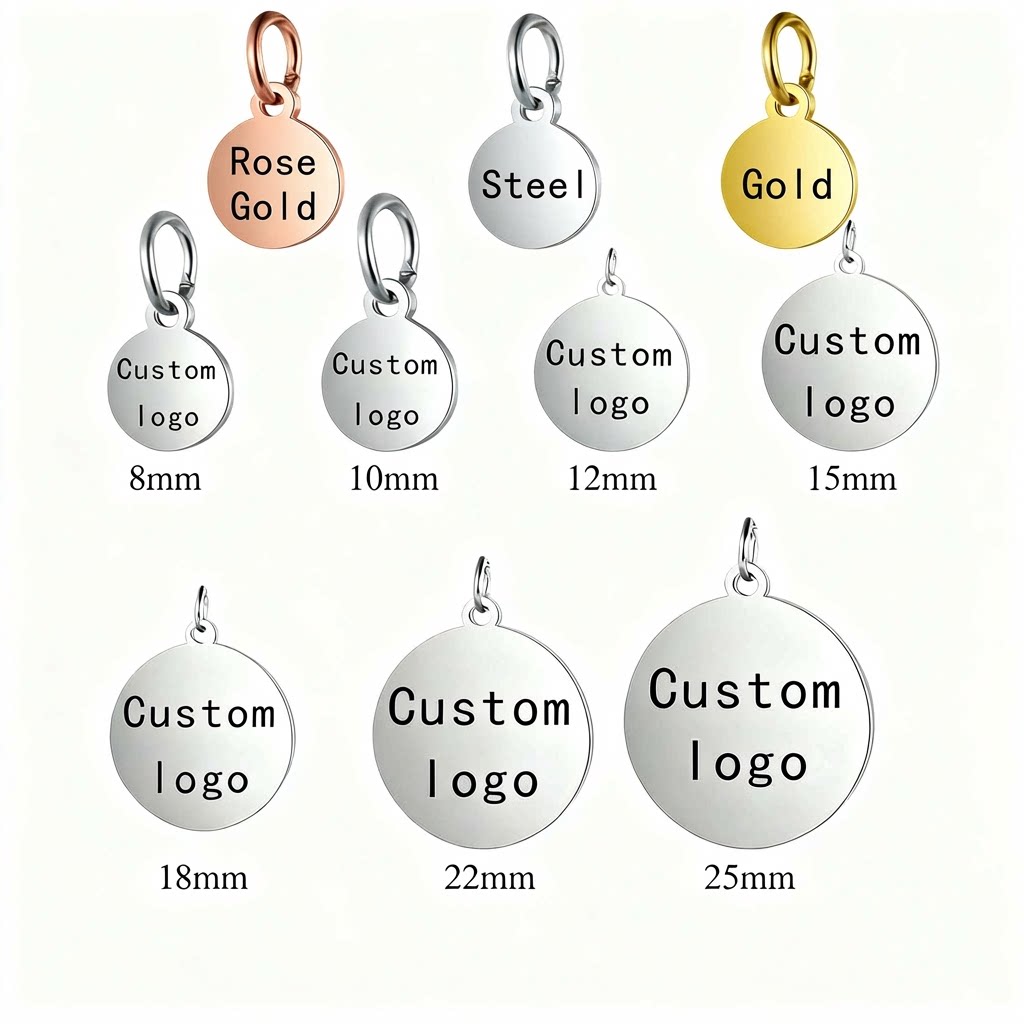 30개 맞춤형 스테인리스 스틸 로고 브랜딩 골드 레이저 - Making Custom Jewelry 리뷰 및 가격
