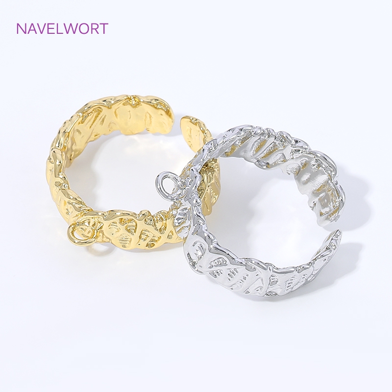 18K 금도금 황동 스트라이프 오픈 링 베이스 메탈 손 - Jewelry Making Ring Tool 리뷰 및 가격