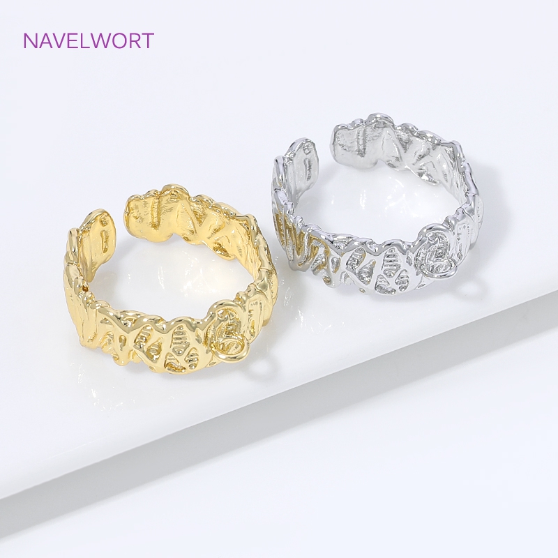 18K 금도금 황동 스트라이프 오픈 링 베이스 메탈 손 - Jewelry Making Ring Tool 리뷰 및 가격