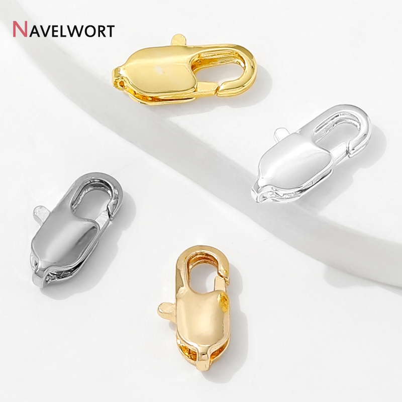 5/10/15Pcs 14K 금도금 황동 타원형 랍스터  - Jewelry Making Gold 리뷰 및 가격