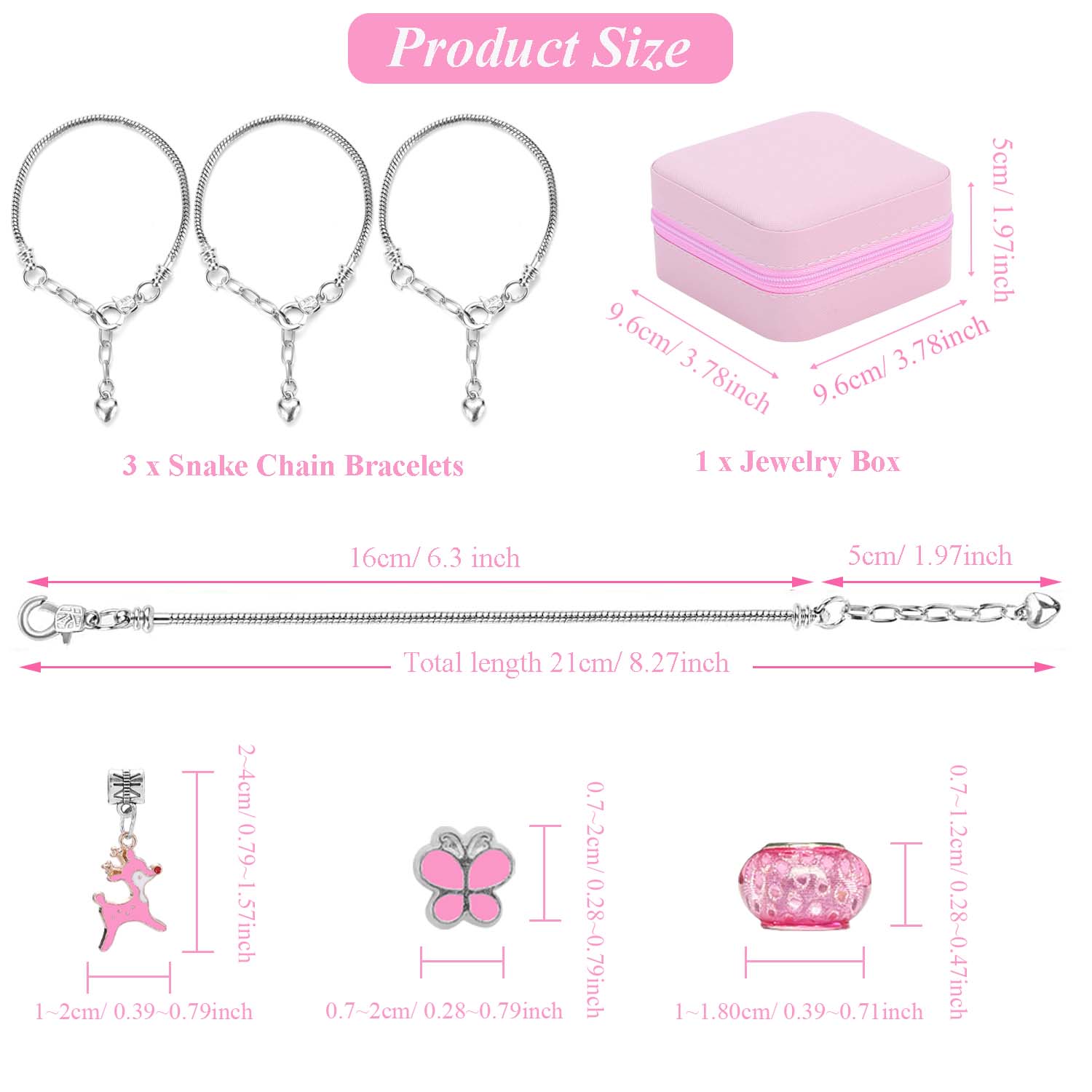 68개 핑크 비즈 쥬얼리 세트, 핑크 쥬얼리 박스가 포 - Jewelry Making Resin 리뷰 및 가격