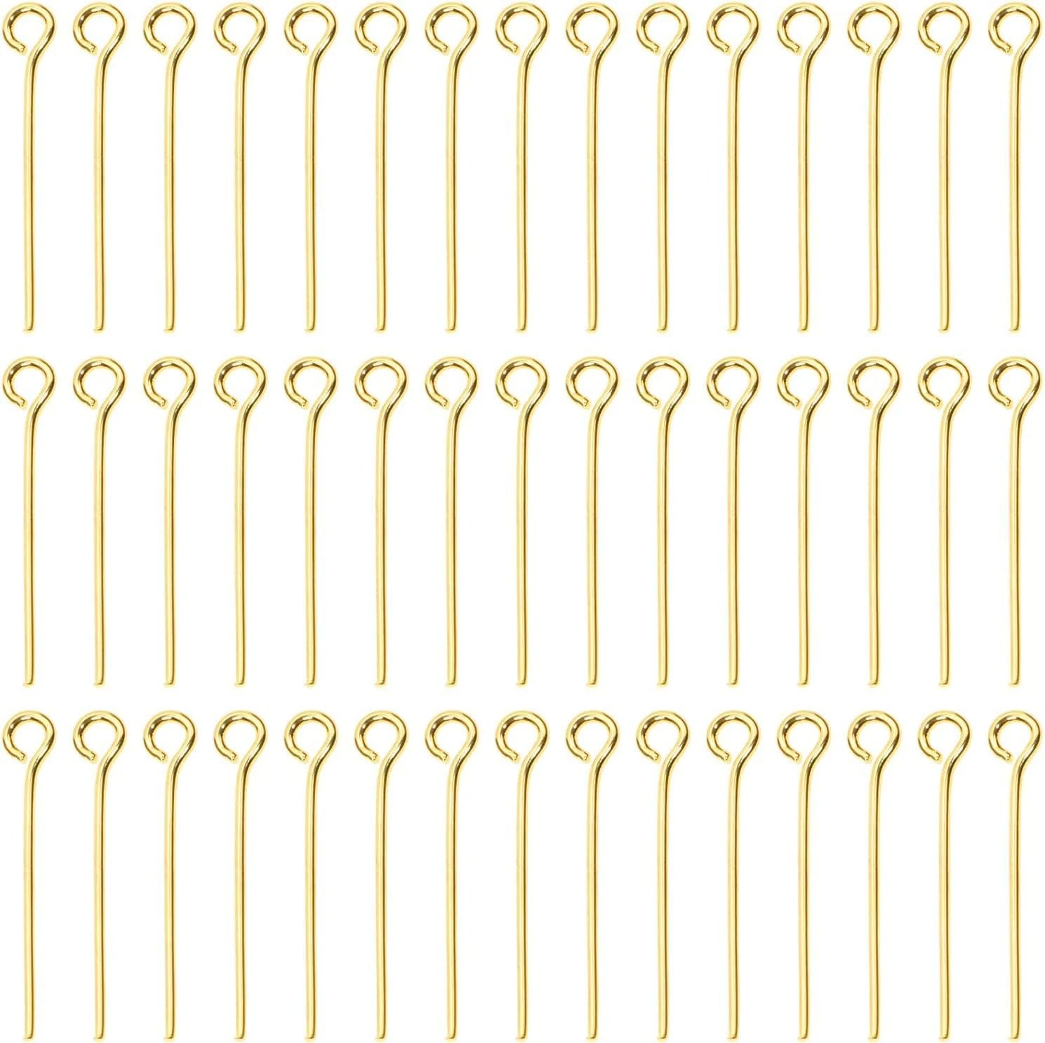 200개 미니 금속 와이어 아이핀 16mm 20mm 3 - Jewelry Making Head Pins 리뷰 및 가격