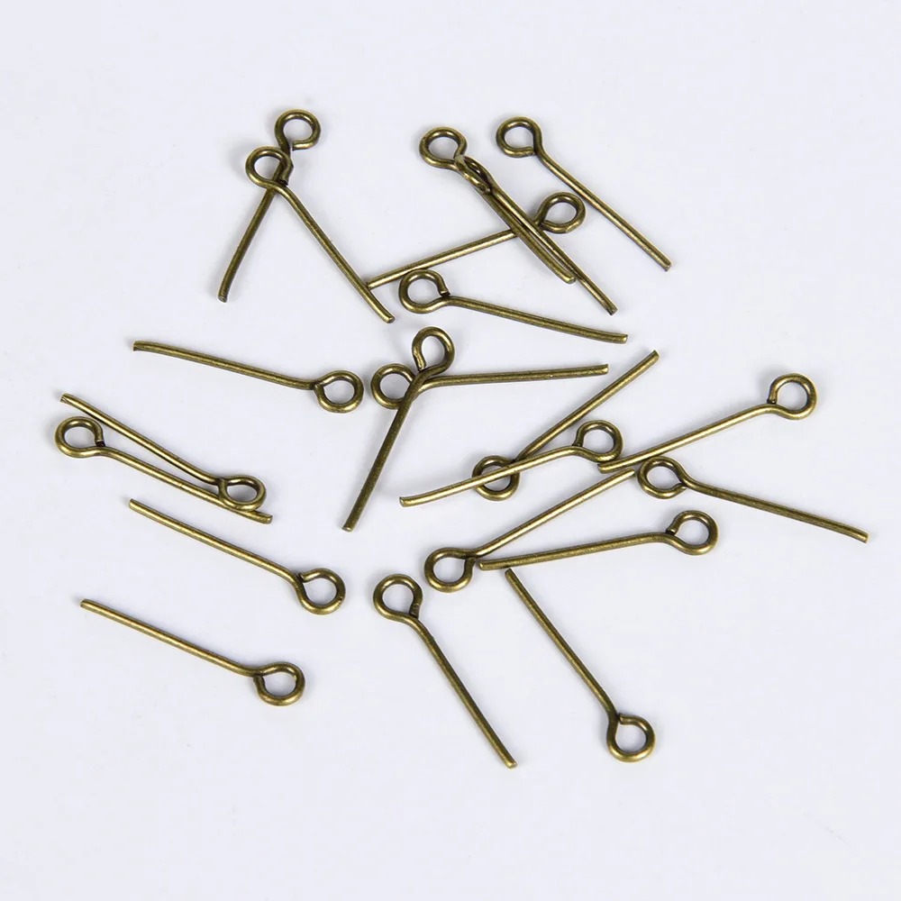 200개 미니 금속 와이어 아이핀 16mm 20mm 3 - Jewelry Making Head Pins 리뷰 및 가격