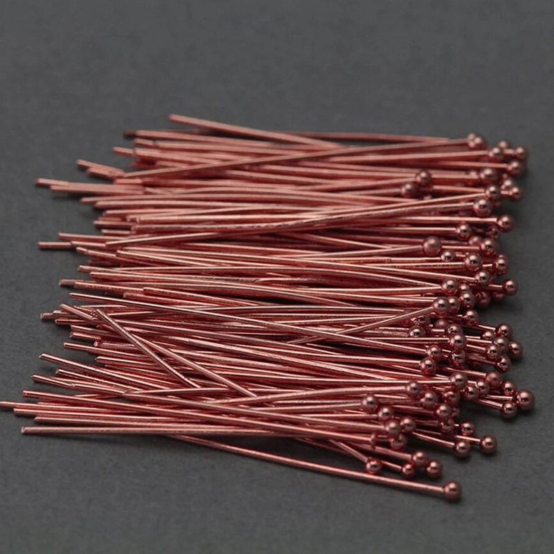 14K 로즈골드 필드 볼 헤드핀 24 게이지 와이어 0 - Jewelry Making Head Pins 리뷰 및 가격
