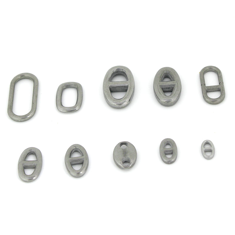10개 스테인리스 스틸 이중 구멍 타원형 커넥터 참 장 - Jewelry Making Metal Supplies 리뷰 및 가격
