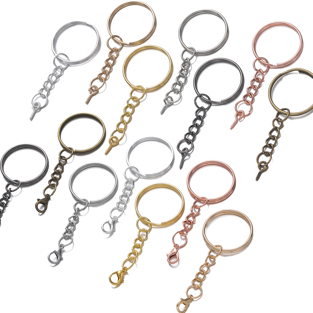 10개/세트 25mm 스크류 아이 핀 키체인 키링, 아 - Jewelry Making Ring Tool 리뷰 및 가격
