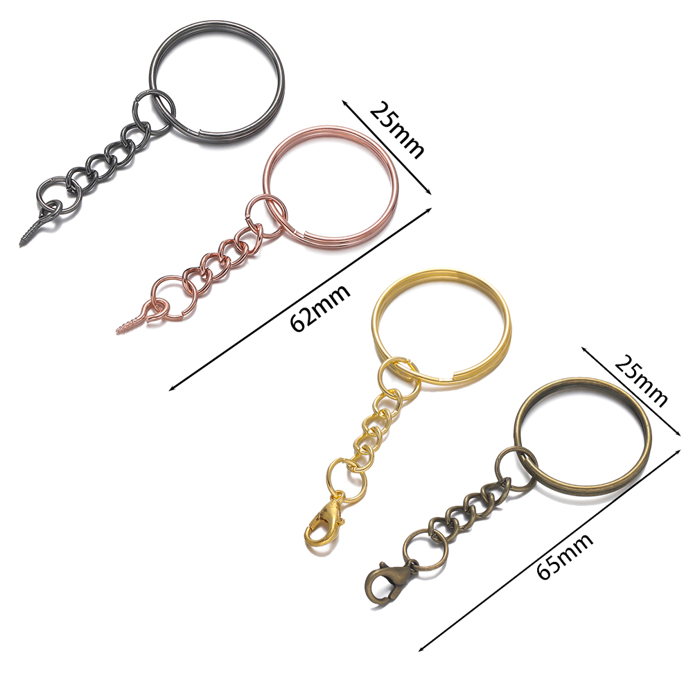 10개/세트 25mm 스크류 아이 핀 키체인 키링, 아 - Jewelry Making Ring Tool 리뷰 및 가격
