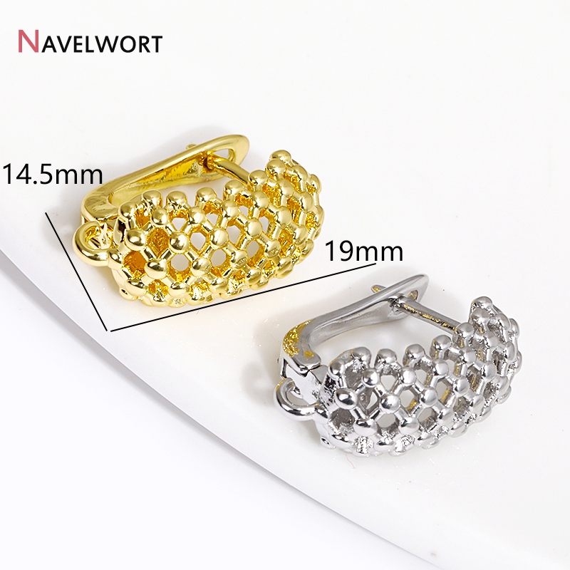 18K 금도금 황동 속이 빈 셰벤지 이어와이어 귀걸이  - Jewelry Making Metal Supplies 리뷰 및 가격