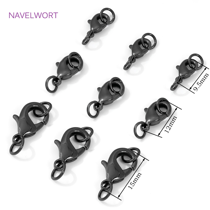 블랙 컬러 황동 랍스터 걸쇠 및 익스텐더 체인, 보석용 - Jewelry Making Metal Supplies 리뷰 및 가격