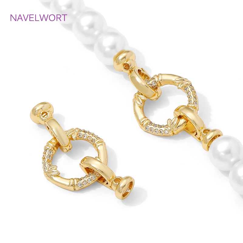 1/2개 14K 금도금 진주 클래스프 잠금장치, 팔찌용 - Jewelry Making Metal Supplies 리뷰 및 가격